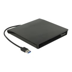 Delock 5.25" External Enclosure Slim SATA &gt USB 3.0 - S | 42636