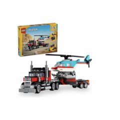 LEGO 31146 Creator 3-in-1 Tieflader mit Hubschrauber
