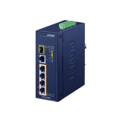 PLANET IGS-614HPT - Switch - unmanaged - 4 x 10/100/1000 (PoE+) +