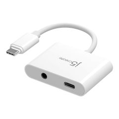 j5create JCA122 - USB-C to headphone jack / charging a | JCA122-N