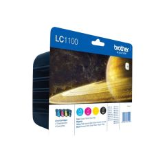 Brother LC1100 Value Pack - 4-pack - black, yellow, | LC1100VALBP