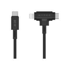 HyperJuice - Lightning cable - 24 pin USB-C male to  | HJ4010BKGL