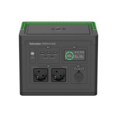 LCD, lithium-ion, 2 CEE 7/3 schuko outlets,sinewave,  | PPS500-GR