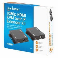 Manhattan HDMI KVM over IP Extender Kit 1080p, 120m 208413