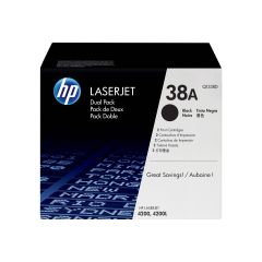 HP 38A - 2-pack - black - original - LaserJet - toner ca | Q1338D