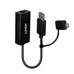 Lindy USB 3.2 Gen 1 Gigabit Ethernet Converter / Wired /  | 43412