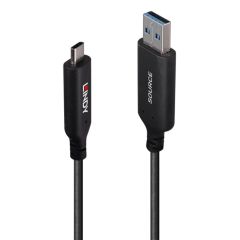 Lindy 50m USB 3.2 Gen 1 Type A to C Fibre Optic Hybrid Ca | 43397