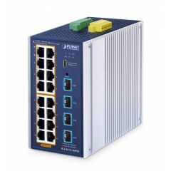 Planet Industrial L2+ 16Port Managed Switch IGS421516P4X