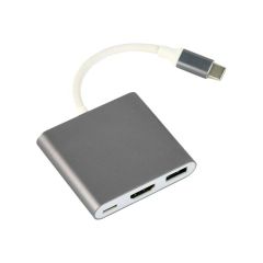 Gembird A-CM-HDMIF-02-SG - Adapter - 24 pin USB-C male to HDMI, U