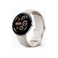 Google Pixel Watch 3 - 45 mm - polished silver alumi | GA05736-DE