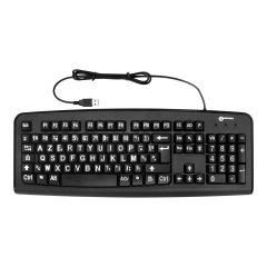 Geemarc Standard Big Letter Keyboard - Keyboard - | 3521350020779