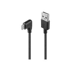 Lindy - USB cable - USB (M) straight to 24 pin USB-C (M)  | 32001