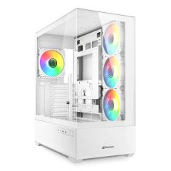 Sharkoon AK6 RGB, PC, White, ATX, 4044951041701