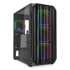 Sharkoon AK5M RGB, Midi Tower, PC, Black 4044951041671