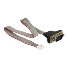 DeLOCK Cable serial pin header female > 1 x DB9 male 2 mm | 89632