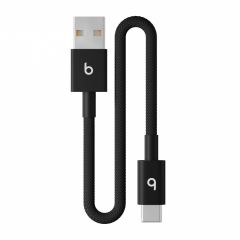 Apple USBA to USBC Woven Short Cable Bolt Black MEQL4ZMA