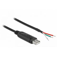 Delock Serial adapter USB 2.0 RS232 x 1 63497