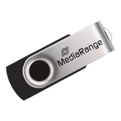 MediaRange / USB flash drive / 64 GB / USB 2.0 / black/si | MR912