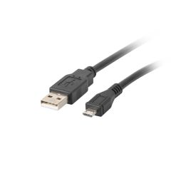 Lanberg CA-USBM-10CC-0010-BK / 1 m / Micro-USB B / USB A / USB 2.