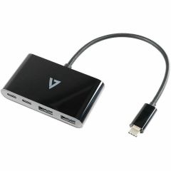 V7 USBC TO 4IN1 HUB PORT ADAPTER 2 X USBC AND V7UC2A2CHUBBLK