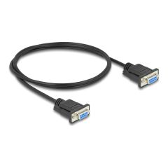 Delock / Serial RS-232 cable / DB-9 (F) screwable to DB-9 | 86823