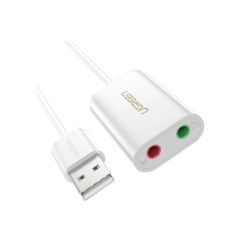 Ugreen / Sound card / 16-bit / 48 kHz / stereo / USB 2.0 | 30143