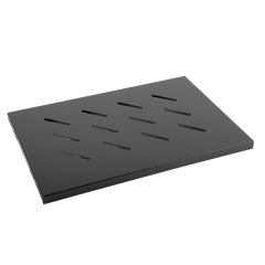 Lanberg AK-1001-B / Rack shelf / Black / Metal / 48.3 cm (19") /