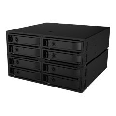 ICY BOX IB-2281SAS-12G / Storage drive cage / 2.5" / black