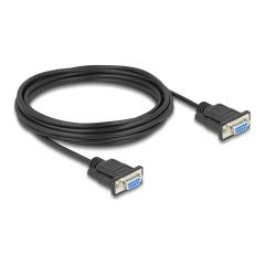 Delock / Serial cable / DB-9 (F) to DB-9 (F) / 5 m / supp | 86826
