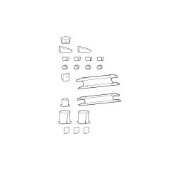 Ergotron LX Pro / Spare parts kit for desk arms / bl | 98-743-632