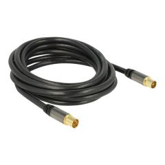 Delock / Antenna cable / IEC connector male to IEC connec | 88924