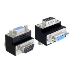 Delock / Serial adapter / DB-9 (M) to DB-9 (F) / 270° con | 65265