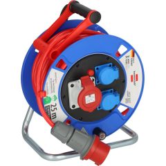Brennenstuhl Garant CEE 1 IP44 cable reel (25m cable in signal red)