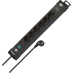 Brennenstuhl Premium-Line 6-way Power Strip with USB C 1951160608