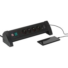 Brennenstuhl Premium Office-Line 4-way Power Strip with USB C PD 30W