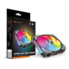 Cougar APOLAR 120mm Elite Universal Modular ARGB Fan - Black