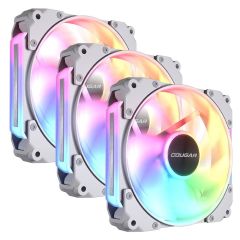 Cougar APOLAR 120mm Elite Universal Modular ARGB Fans - 3-Pack - White