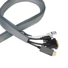 LogiLink Cable management sleeve with zipper 1 m KAB0073