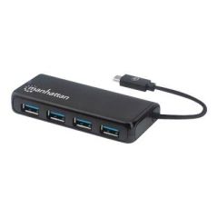 Manhattan USBC DockHub, Ports (4): USBA (x4), 5 Gbps 164924