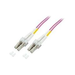 M-CAB LWL / Patch cable / LC multi-mode (M) to LC multi-mode (M) / 15 m / fibre optic / 50 / 125 micron / OM4 / violet | 7003415, image 