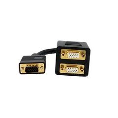 StarTech.com 1ft VGA to 2x VGA Video Splitter Cable  M/F (VGASPL1VV), image 