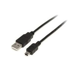 StarTech.com 0.5m Mini USB2.0 Cable - A to Mini B - M/M  (USB2HABM50CM), image 