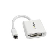 StarTech.com Mini DisplayPort to DVI Video Adapter Converter - White (MDP2DVIW), image 