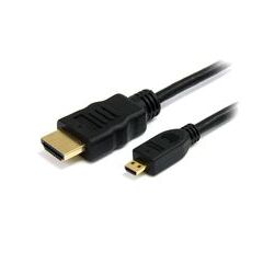 StarTech.com 1m High Speed HDMI Cable with Ethernet - HDMI to HDMI Micro - M/M (HDADMM1M), image 