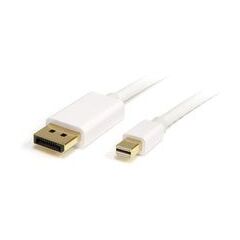 StarTech.com 2m White Mini DisplayPort to DisplayPort Adapter Cable - M/M (MDP2DPMM2MW), image 