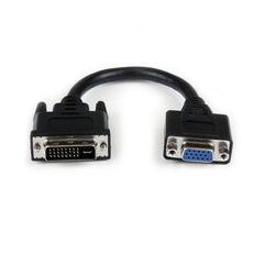 StarTech.com 8in DVI to VGA Cable Adapter - DVI-I Male to VGA Female (DVIVGAMF8IN), image 