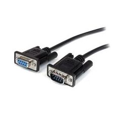 StarTech.com 3m Black Straight Through DB9 RS232 Serial Cable - M/F (MXT1003MBK), image 