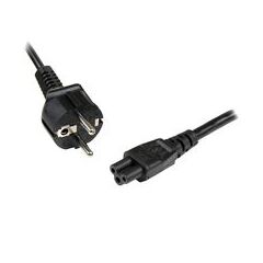 StarTech.com 2m 3 Prong Laptop Power Cord – Schuko CEE7 to C5 Clover Leaf Power Cable Lead (PXTNB3SEU2M), image 