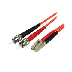 StarTech.com 1m Multimode 50/125 Duplex Fiber Patch Cable LC - ST (50FIBLCST1), image 