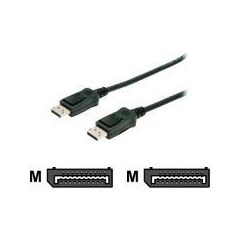 M-CAB / DisplayPort cable / DisplayPort (M) to DisplayPort (M) / 1 m / latched / black | 7000972, image 